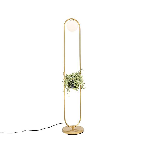 Qazqa Stehlampe Isabella, ohne Leuchtmittel, G9, günstig online kaufen