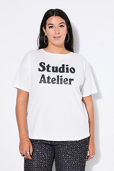 Studio Untold T-Shirt T-Shirt Glitter-Statement Halbarm günstig online kaufen