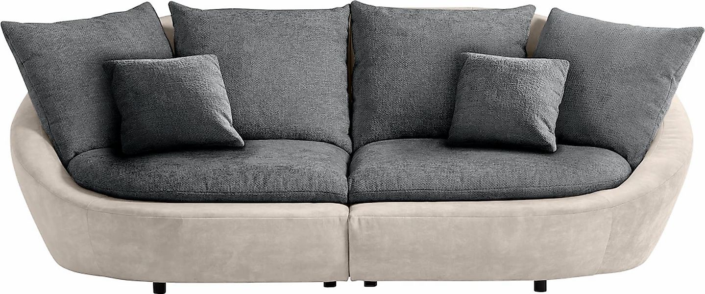 TRENDMANUFAKTUR Big-Sofa "Maui, inklusive 4 Rückenkissen und 2 Zierkissen, günstig online kaufen