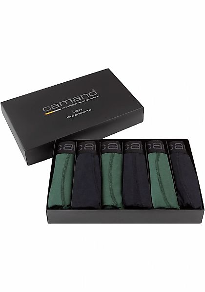 Camano Boxershorts "comfort", (6er Pack), mit Stretch-Logobund günstig online kaufen
