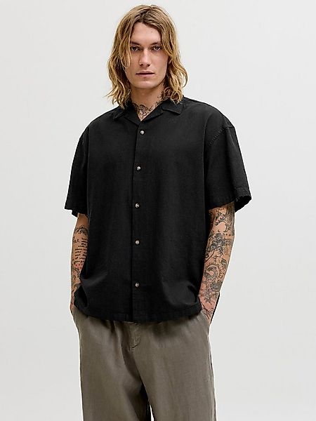 Jack & Jones Kurzarmhemd JJESUMMER LINEN BLEND RESORT SHIRT SS SN Baumwollm günstig online kaufen