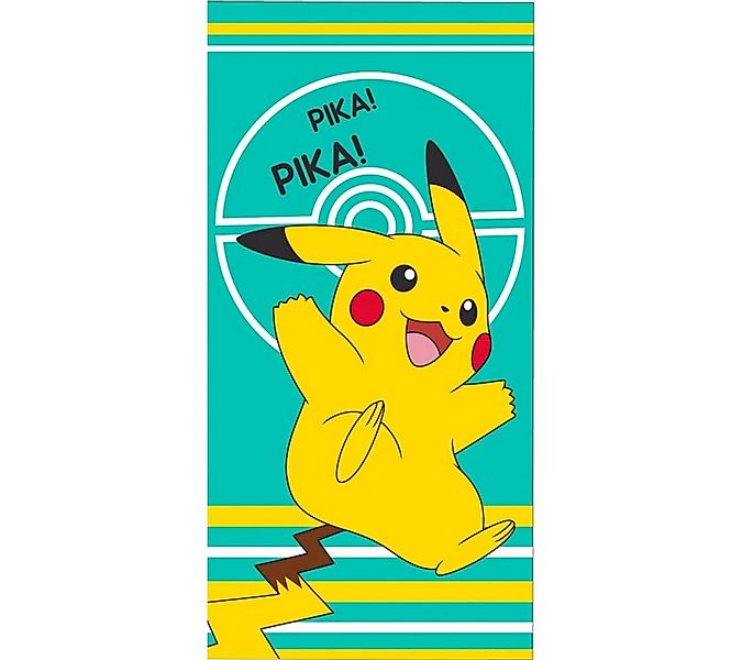 Tinisu Handtuch Pokemon Pikachu Handtuch Strand Badetuch 70x140cm günstig online kaufen
