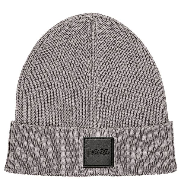 BOSS Strickmütze Flavio - Mütze (silver) günstig online kaufen
