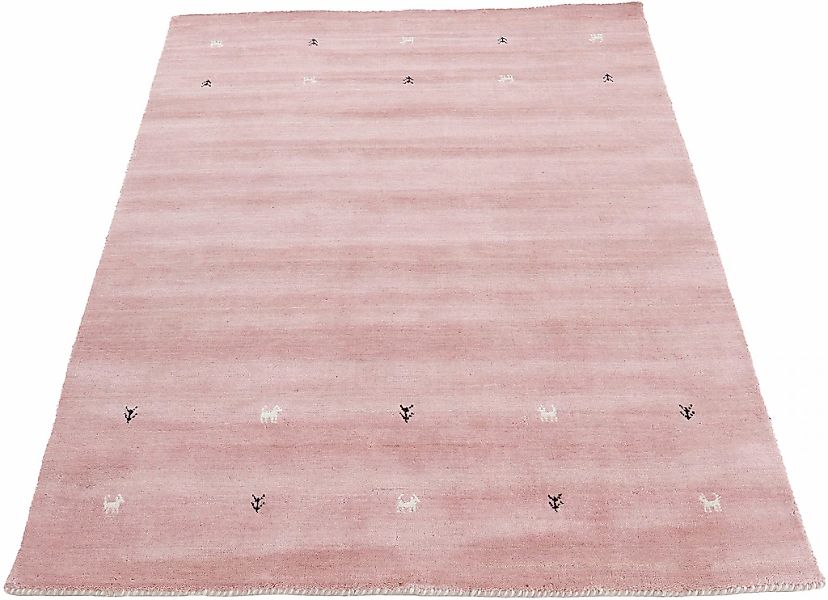 carpetfine Wollteppich "Gabbeh Uni, auch als Läufer und Rund erhältlich" re günstig online kaufen