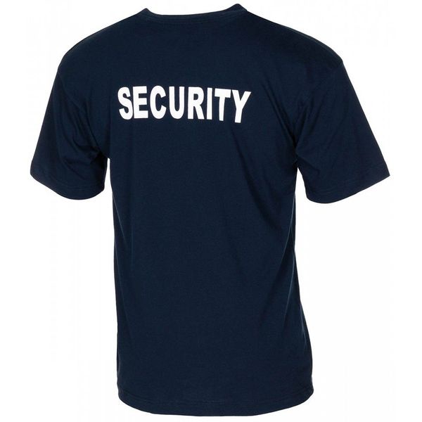 MFH T-Shirt T-Shirt, blau, Security, bedruckt günstig online kaufen
