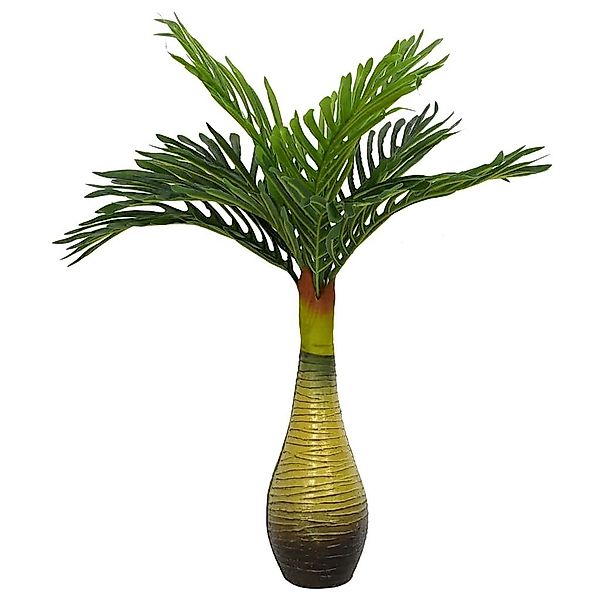 Künstliche Zimmerpflanze Palme Künstlich 9 Blätter günstig online kaufen