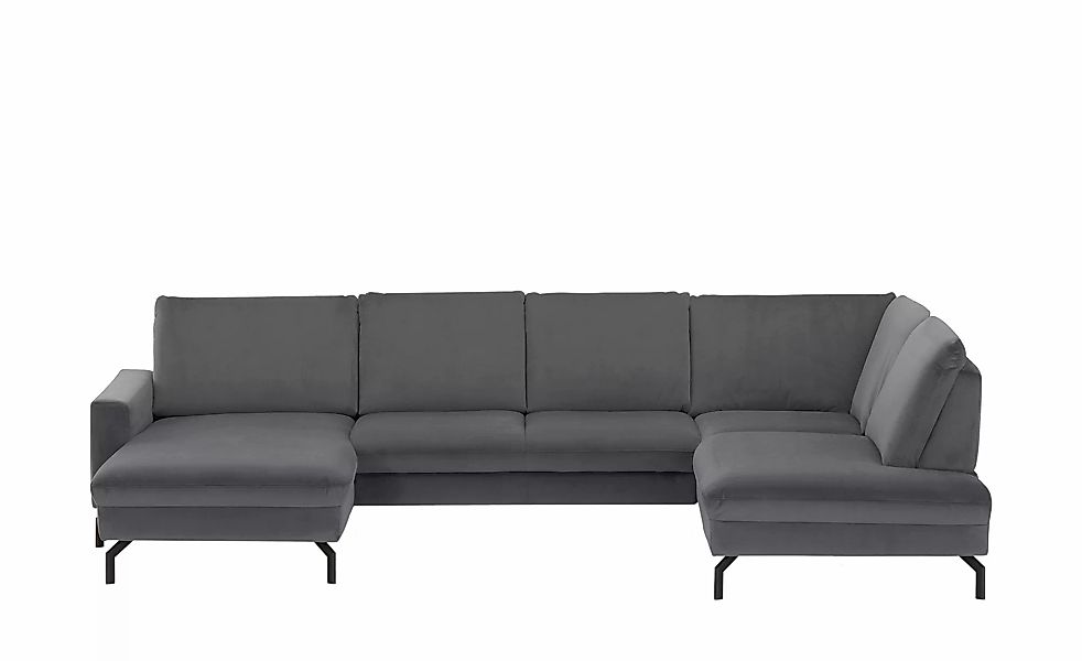 meinSofa Wohnlandschaft  Grace ¦ grau ¦ Maße (cm): B: 332 H: 89 T: 220.0 Po günstig online kaufen