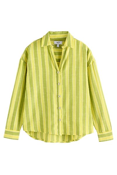 Next Langarmhemd Gestreiftes Langarmshirt – Kurzgröße günstig online kaufen