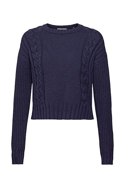 Esprit Rundhalspullover Pullover mit Zopfstrick günstig online kaufen