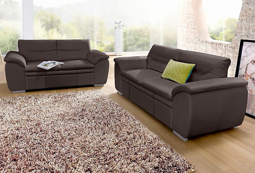 COTTA Polstergarnitur "Leandra", Set bestehend aus: 2-Sitzer & 2,5-Sitzer günstig online kaufen