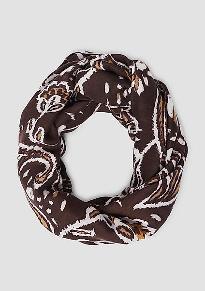 s.Oliver Loop Snood, Loop-Schal mit floralem Print günstig online kaufen