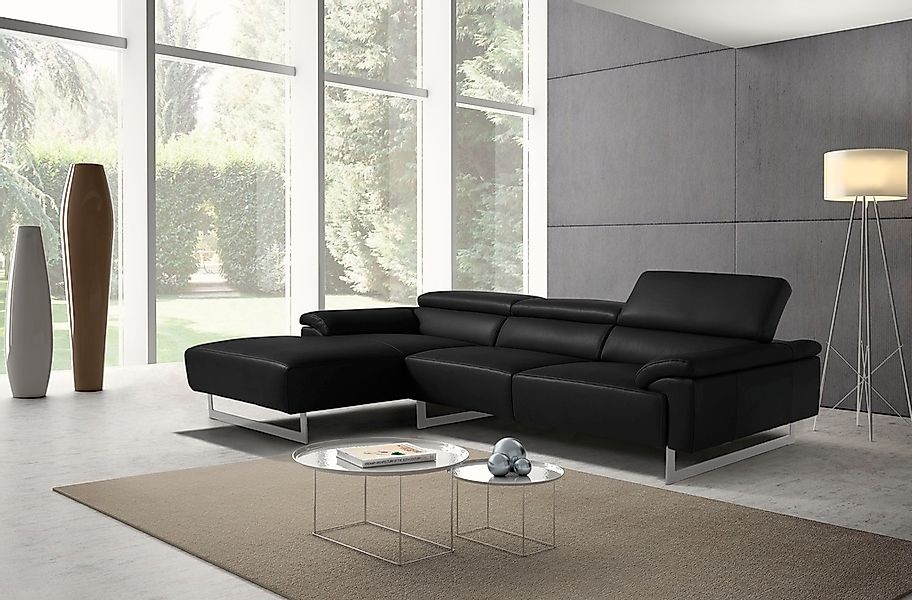 Egoitaliano Ecksofa "Malika, edel und bequem, Designsofa mit hochwertigen B günstig online kaufen