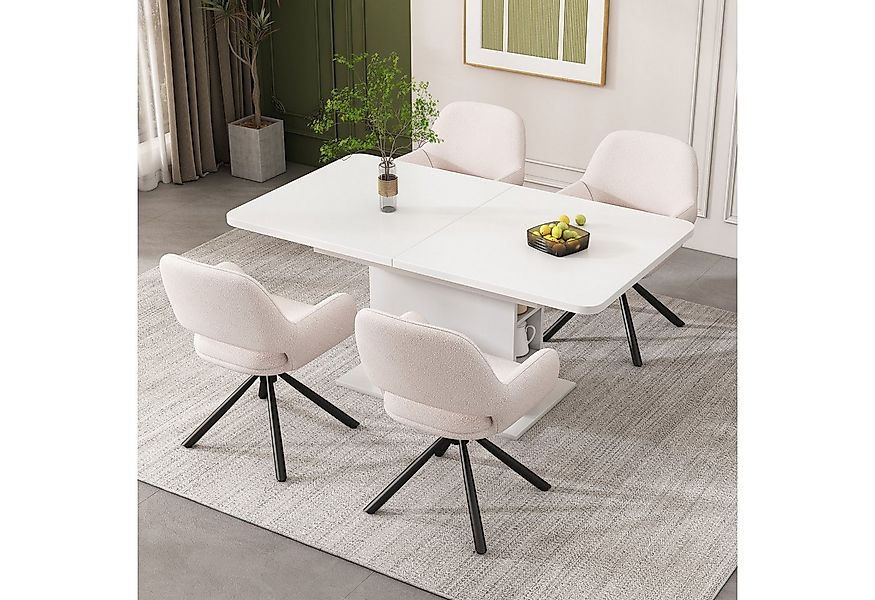 Flieks Esszimmerstuhl (360° drehbar, Set, 4 St), 4er Set Polsterstühle Dreh günstig online kaufen