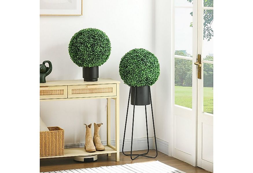 Kunstpflanze Kunstpflanze mit Buchsbaum-Stil, Künstliche Pflanzen, mit UV-S günstig online kaufen