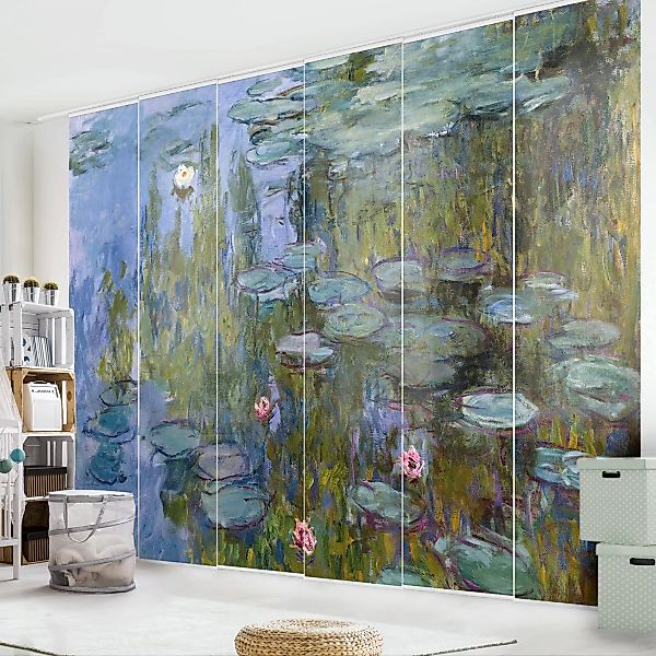 Schiebegardine Set Claude Monet - Seerosen (Nympheas) günstig online kaufen