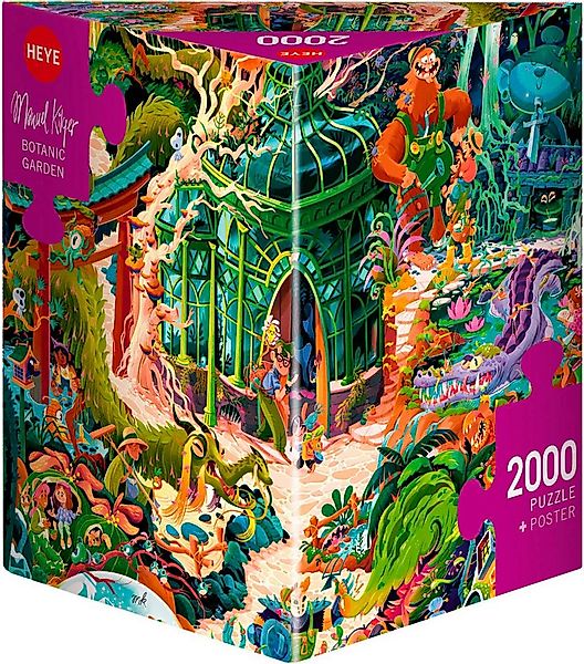 HEYE Puzzle Botanic Garden, 2000 Puzzleteile, Made in Europe günstig online kaufen