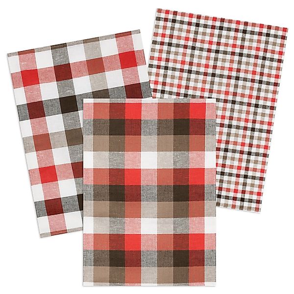 Kracht Geschirrtuch Landhaus, (Set, 3-tlg., Set), günstig online kaufen