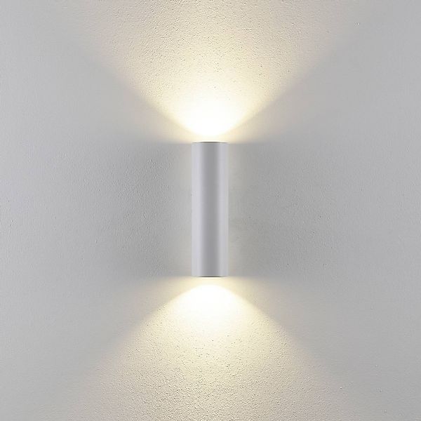 Wandleuchte CAN, weiß, 2-flg, Höhe 22 cm, Metall, GU10 günstig online kaufen