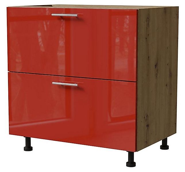 Feldmann-Wohnen Unterschrank Brerra (D2/80, 2 Schubladen, REJS Comfort Box günstig online kaufen