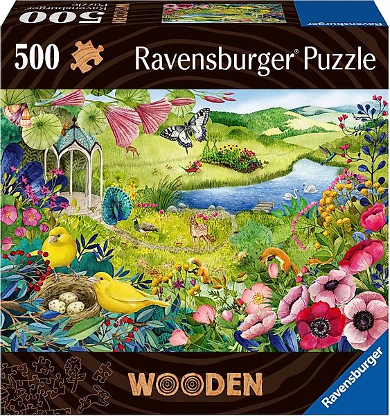 Ravensburger Puzzle Wooden, Wilder Garten, 500 günstig online kaufen
