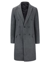 Allthemen Wollmantel Herren Knielang Zweireihig Langmantel günstig online kaufen