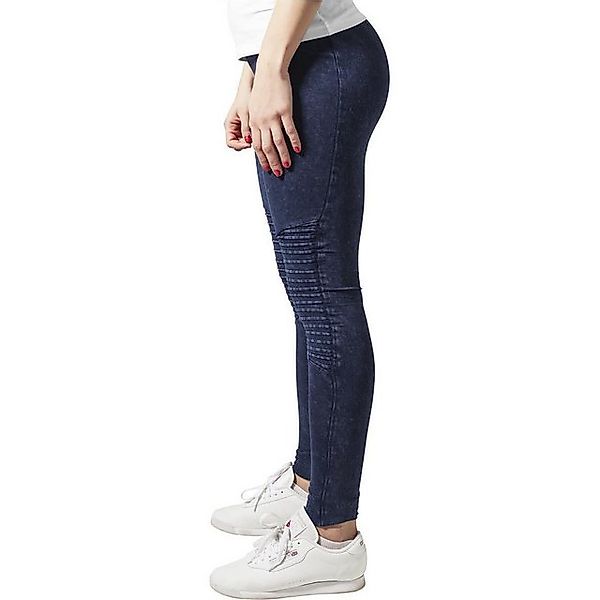 URBAN CLASSICS Leggings Urban Classics Ladies Denim Jersey Leggings indigo günstig online kaufen