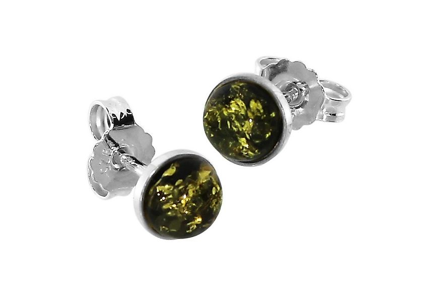 OSTSEE-SCHMUCK Paar Ohrstecker - Classic 6 mm - Silber 925/000 - Bernstein günstig online kaufen