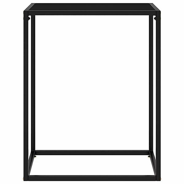 Konsolentisch Schwarz 60x35x75 Cm Hartglas günstig online kaufen