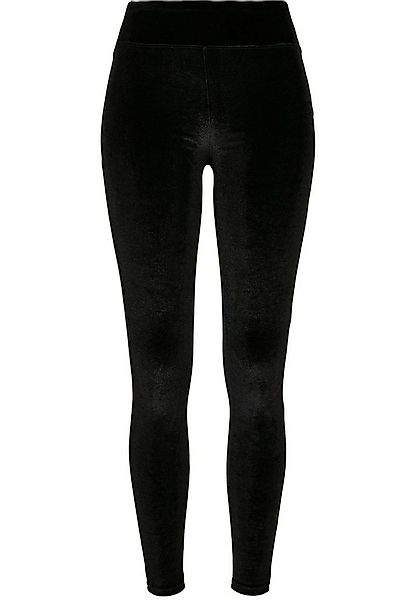 URBAN CLASSICS Leggings Urban Classics Damen Ladies High Waist Velvet Leggi günstig online kaufen