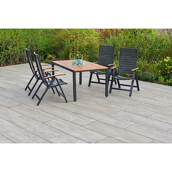 Merxx Astros Set 5-tlg. Gartentisch 150 x 90 cm günstig online kaufen