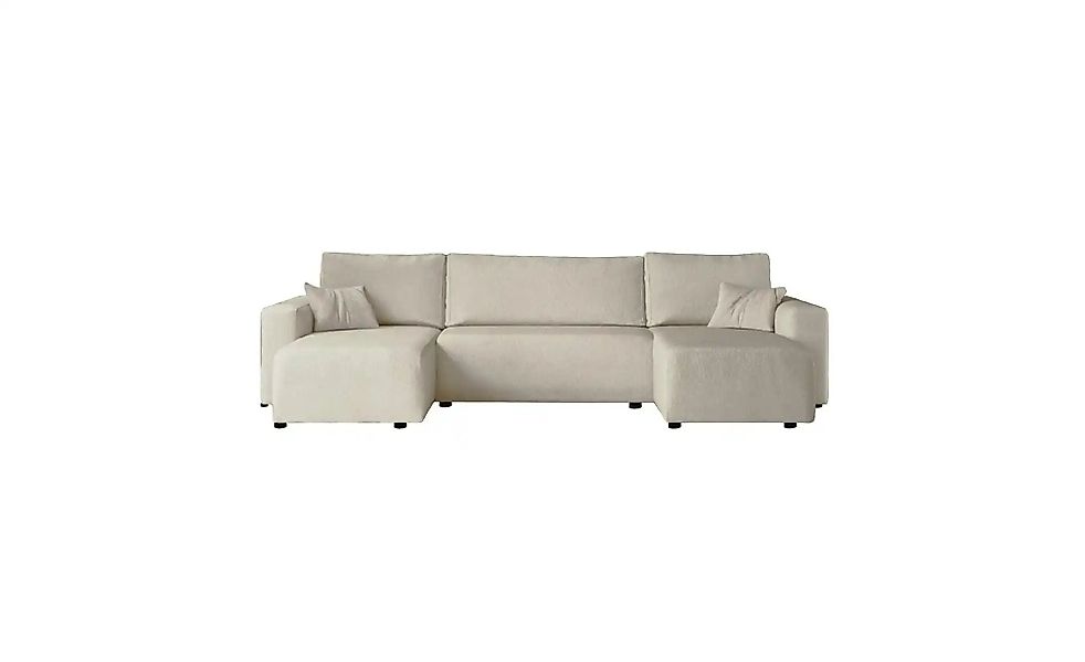 Wohnlandschaft mit Schlaffunktion Pianoni ¦ creme ¦ Maße (cm): B: 312 H: 83 günstig online kaufen