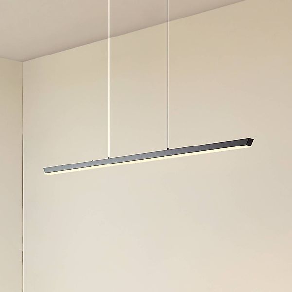 Lucande LED-Hängelampe Solvar, 117 cm, schwarz, CCT, dimmbar günstig online kaufen