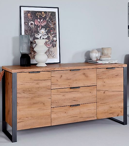 Jahnke Sideboard "LOOP SB 150", (1 St.), mit 2 Türen + 3 Schubladen, Breite günstig online kaufen