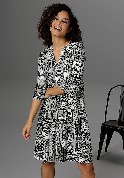Aniston CASUAL Sommerkleid, im Folklore-Look günstig online kaufen