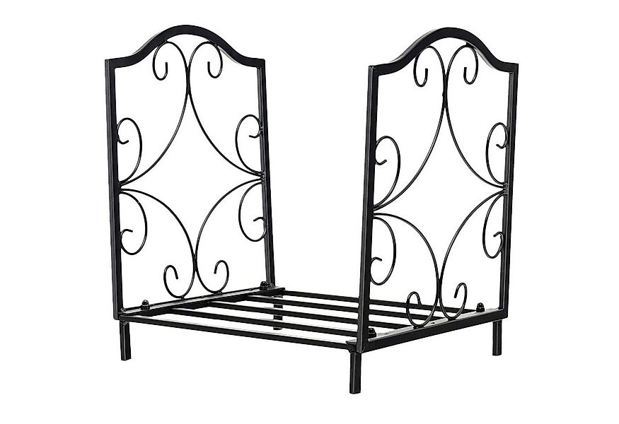 COSTWAY Kaminholzregal Metall, bis 60kg günstig online kaufen