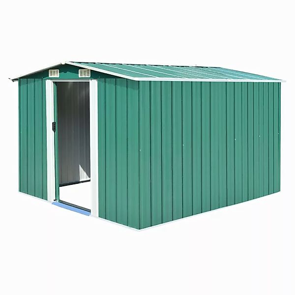 Geräteschuppen 257ãâ298ãâ178 Cm Metall Grün günstig online kaufen
