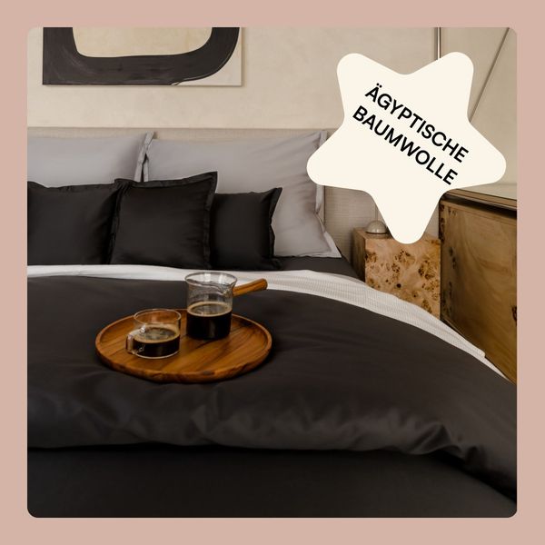 Amqua Bettwäsche Luxus Mako Satin, 100% günstig online kaufen