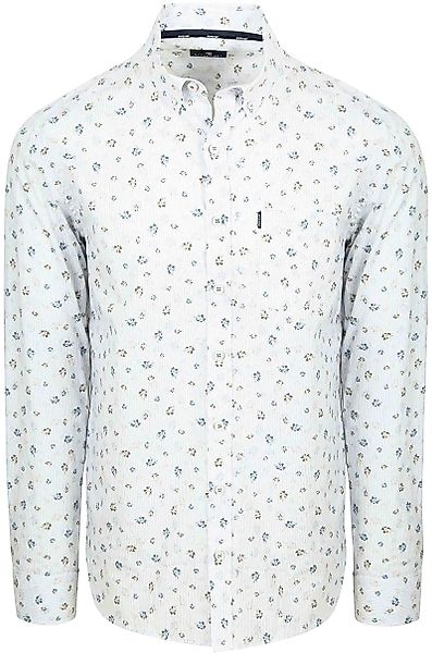 State of Art Hemd Blumenprint Weiß - Größe M günstig online kaufen