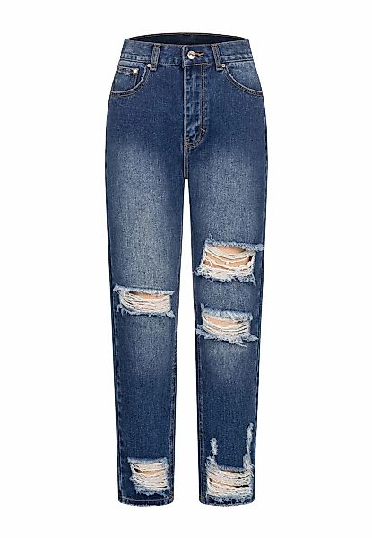 CLOUD 5IVE Bequeme Jeans "CLOUD 5IVE High-Waist Boyfriend Destroyed Jeans H günstig online kaufen