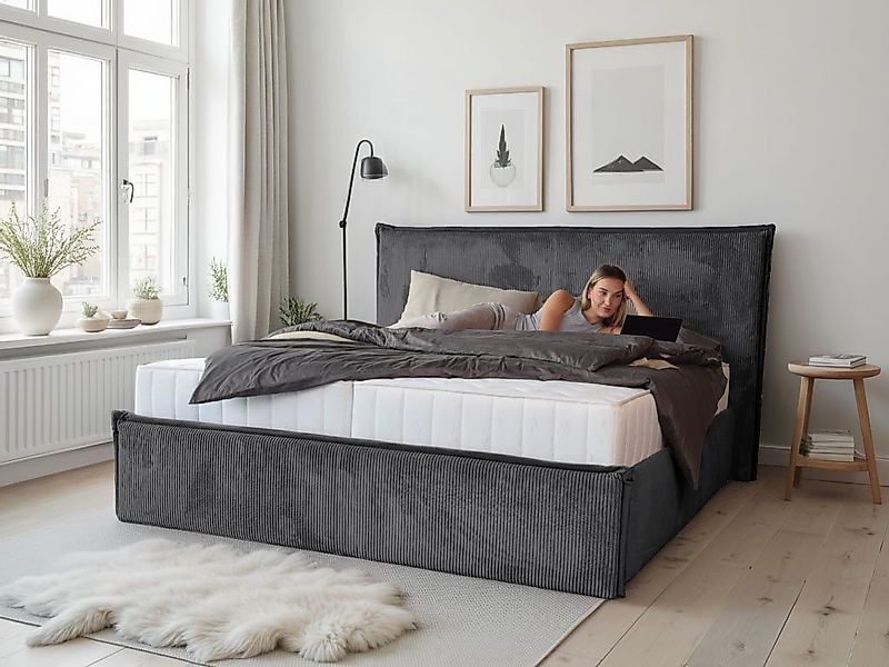 COLLECTION AB Polsterbett Marla erhältlich in der Breite 180x200cm, mit Cor günstig online kaufen