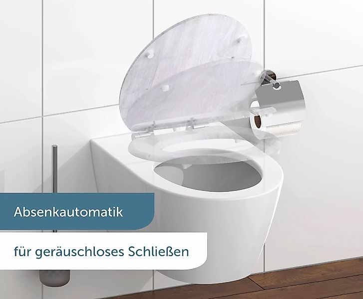 Schütte WC-Sitz "LIGHT WOOD", mit Absenkautomatik und MDF-Holzkern günstig online kaufen