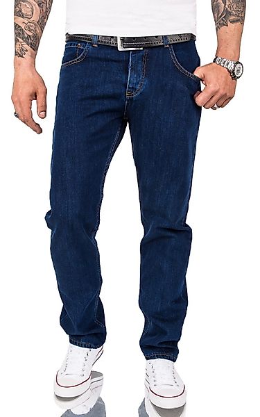 Rock Creek Straight-Jeans Herren Jeans Rinsedwashed günstig online kaufen
