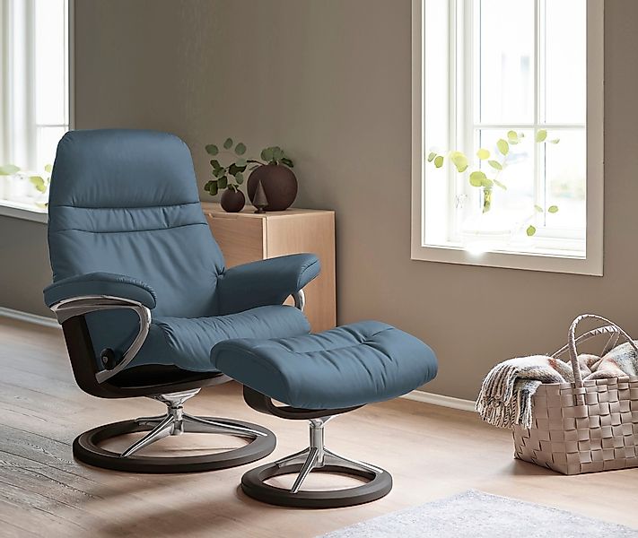 Stressless Relaxsessel "Sunrise" Relaxsessel mit Hocker, mit Signature Base günstig online kaufen