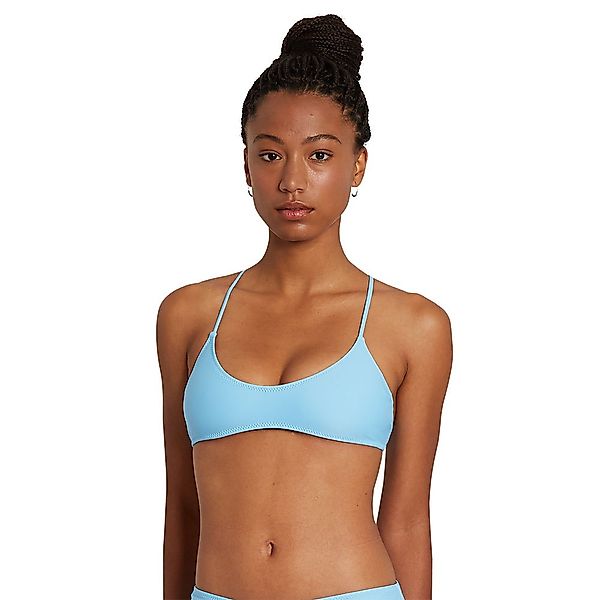 Volcom Simply Solid Scoop Bikini Oberteil S Coastal Blue günstig online kaufen