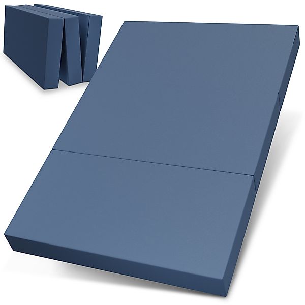 ELONEO Klappmatratze Gästematratze, 140x195x15 cm, blau günstig online kaufen