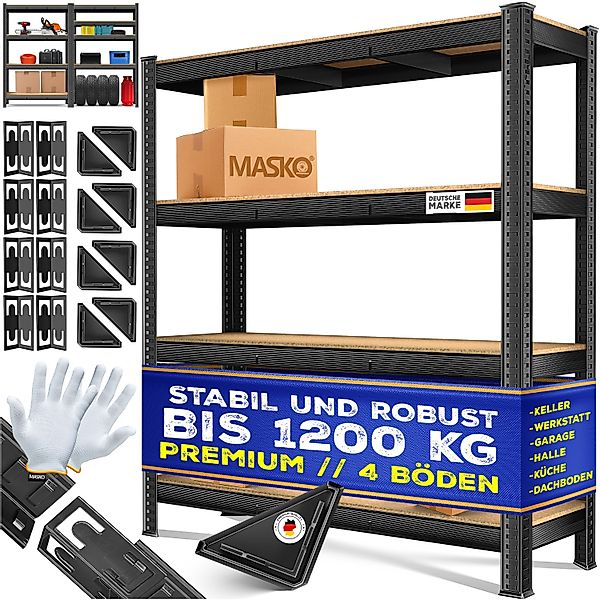 MASKO Schwerlastregal, Lagerregal 300 kg pro günstig online kaufen