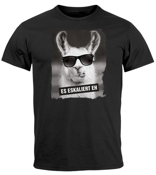 MoonWorks Print-Shirt Herren T-Shirt Es Eskaliert günstig online kaufen