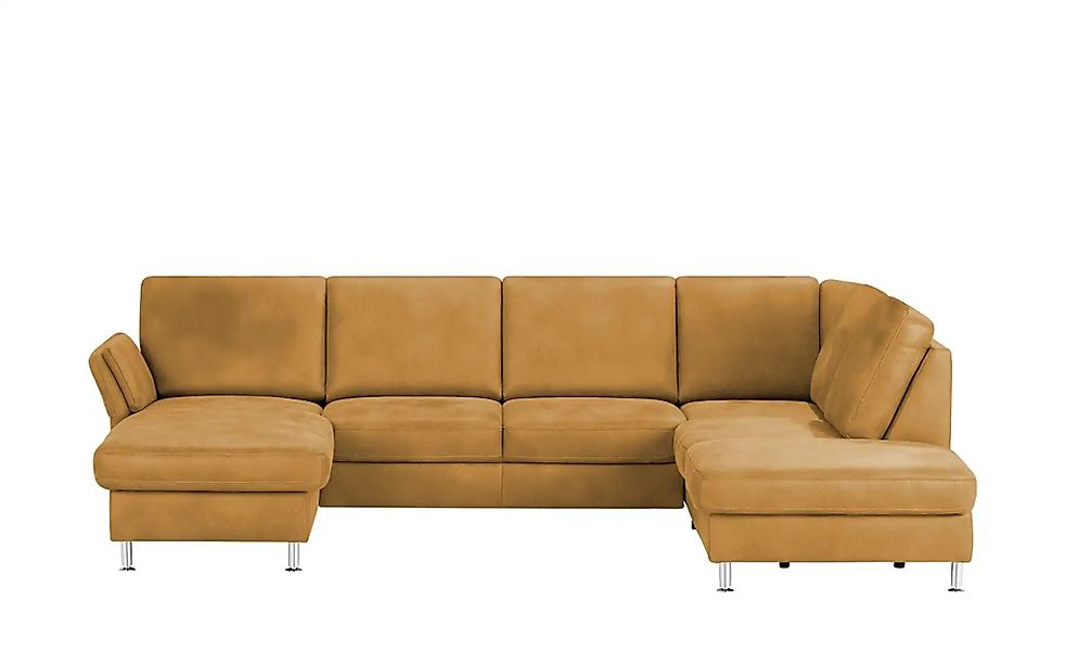 meinSofa Wohnlandschaft  Veit ¦ gelb ¦ Maße (cm): B: 305 H: 90 T: 200.0 Pol günstig online kaufen