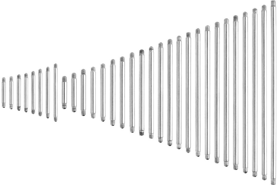 PIERCINGLINE Brustwarzenpiercing Chirurgenstahl Barbell ohne Kugeln günstig online kaufen