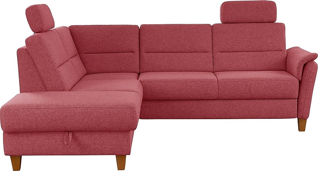 Home affaire Ecksofa »Palmera L-Form«, Federkern, wahlweise mit Bettfunktio günstig online kaufen